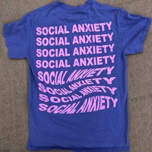 Pacsun social anxiety t-shirt